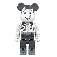 BE@RBRICK MEDICOM TOY WOODY B&W 黑白胡迪 庫柏力克熊1000% BE@RBRICK-08 