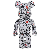 BEETLE BE@RBRICK KEITH HARING 凱斯哈林 藝術家 #8 白色 1000%